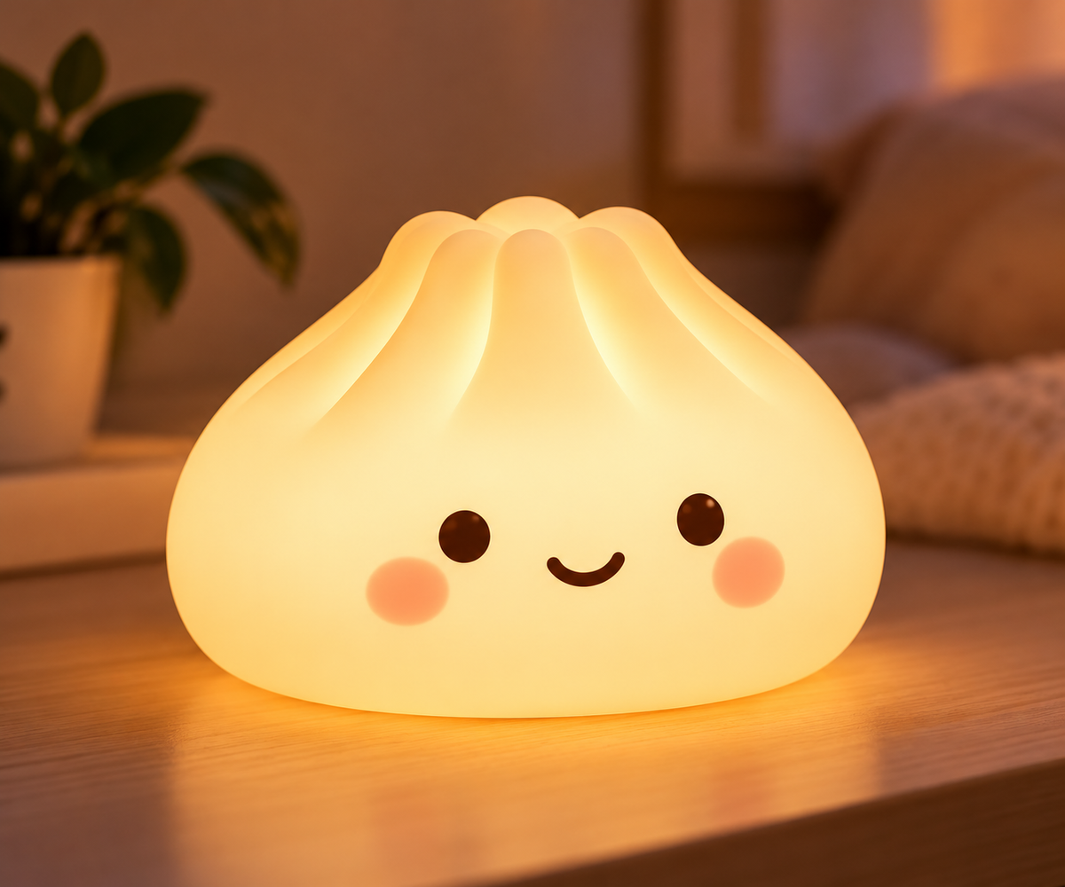 Dumpling squishy night lights