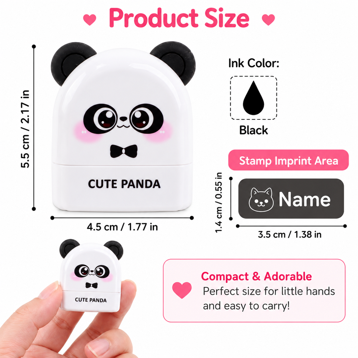 Personalized name stamp for kids