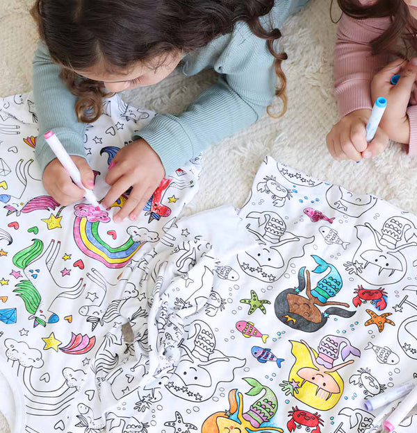 Colorful Kids Graffiti Pajamas