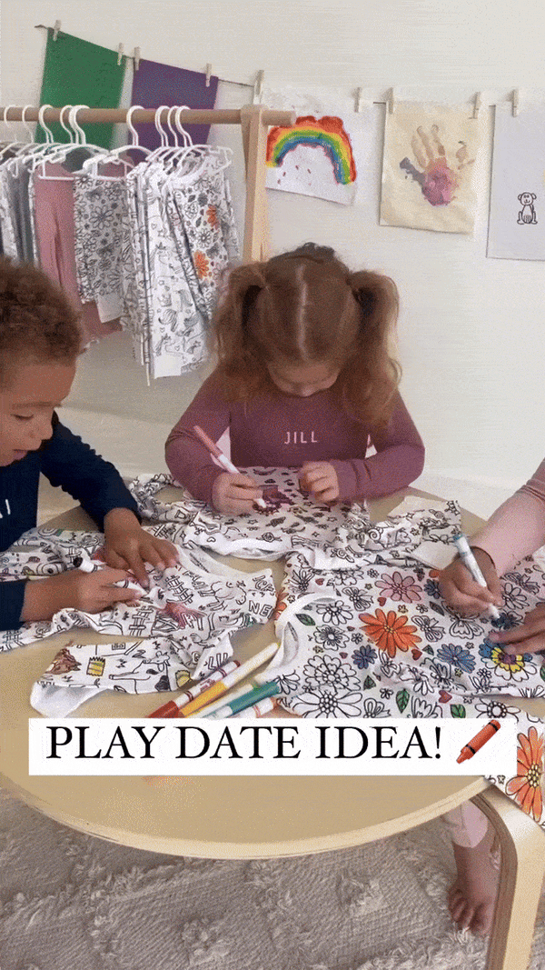 Colorful Kids Graffiti Pajamas